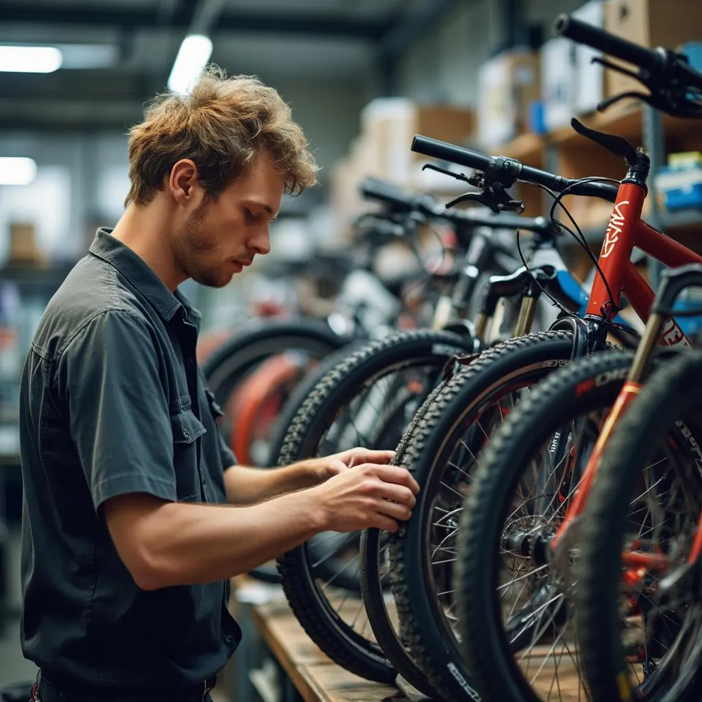 Taller de mantenimiento de bicicletas SkyPulse