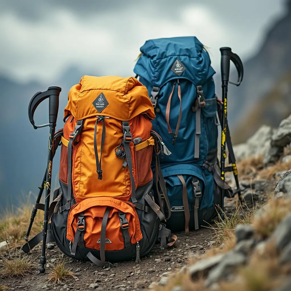 Equipamiento para trekking