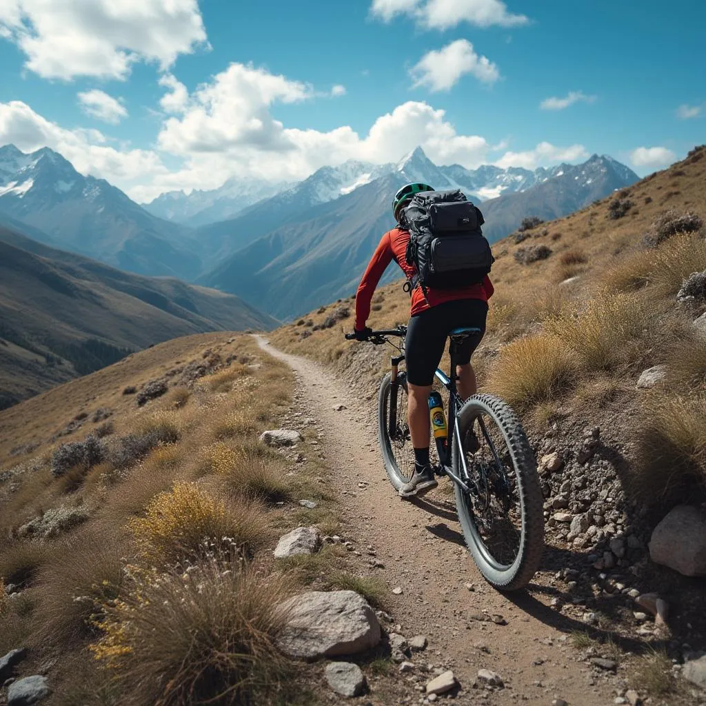 Travesía en bicicleta por los Andes